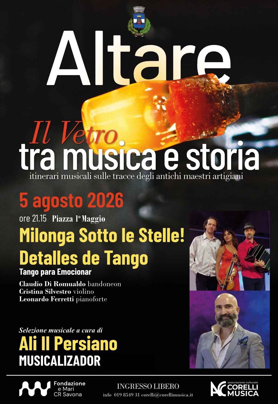 Milonga Gratuita - Altare (Sv) con Musica dal Vivo Detalles de Tango-tdj Ali! at Dancing Saitta - Loano
