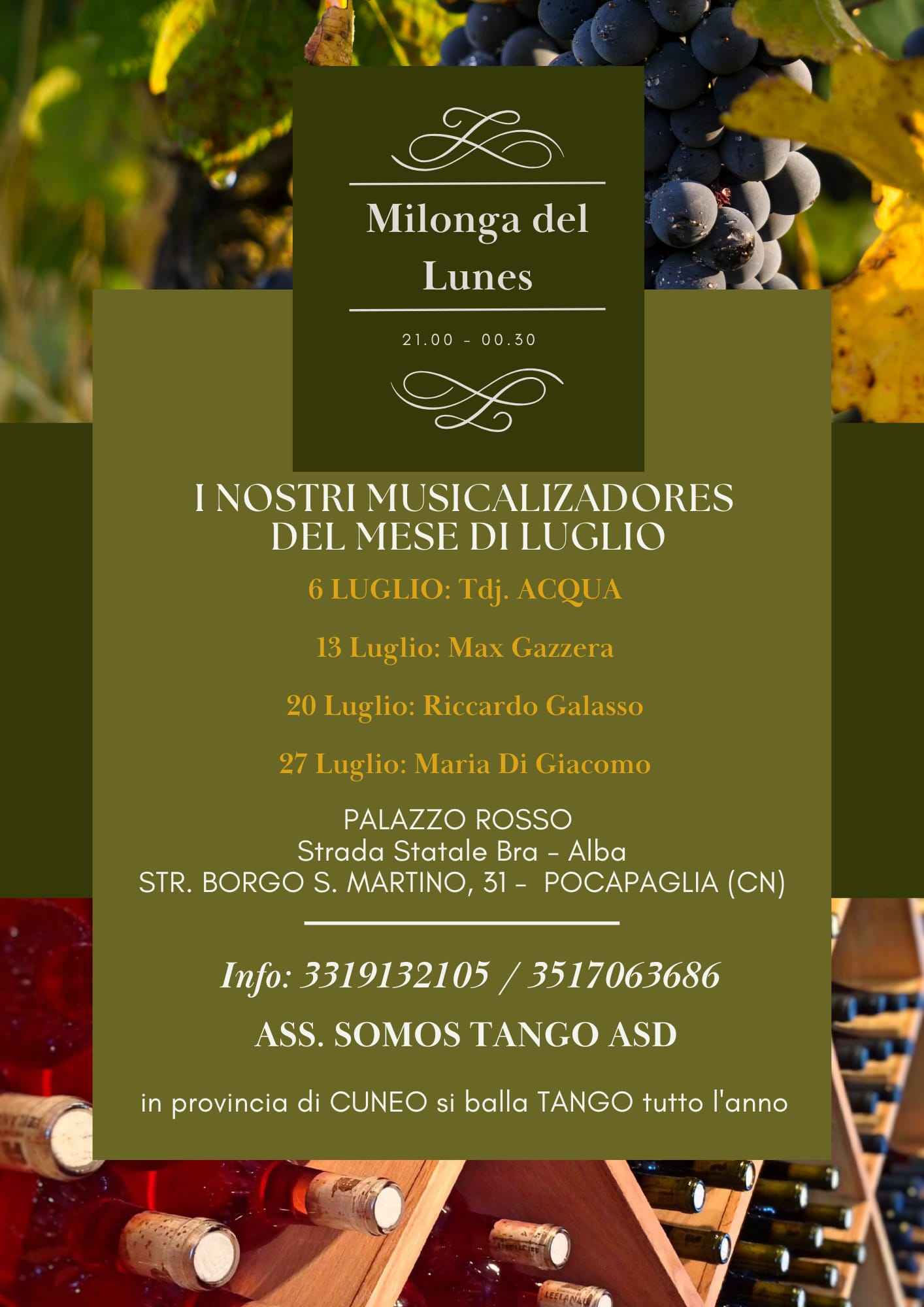 Milonga del Lunes al Palazzo Rosso