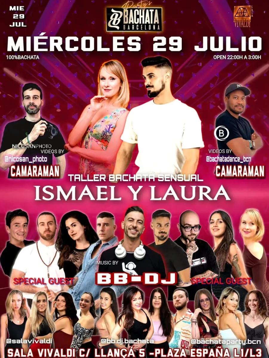 Bachata Barcelona Party at Sala Vivaldi