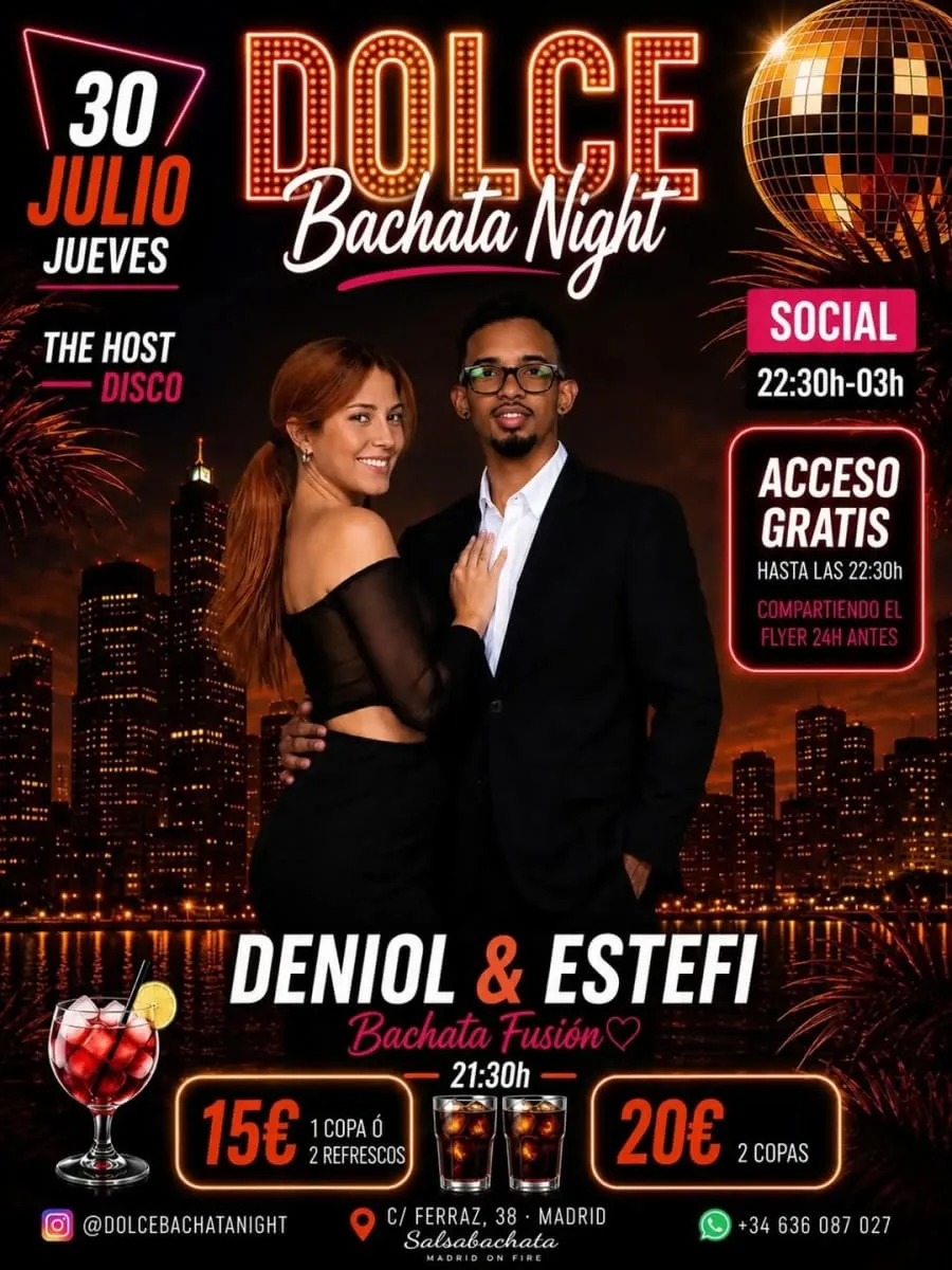 Dolce Bachata Night at The Host Club