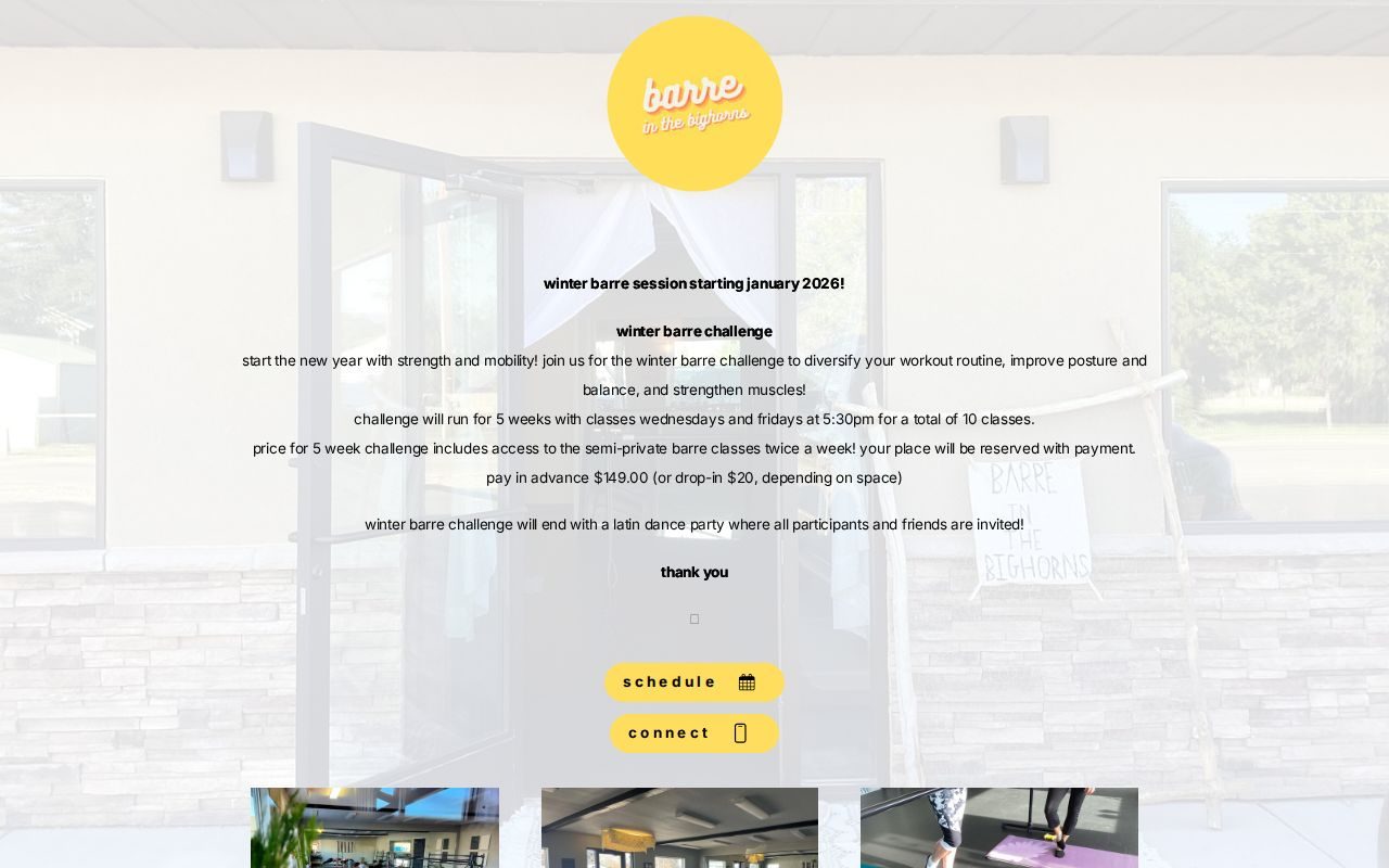 BARRE in the bighorns + Latin Dance Fitness — Sheridan