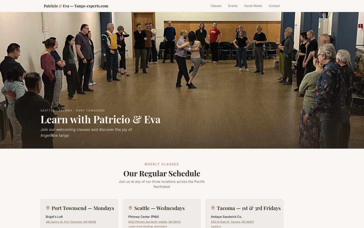 Tango Experts — Seattle