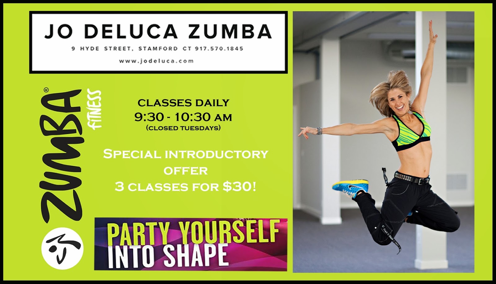 Jo DeLuca Zumba — Stamford