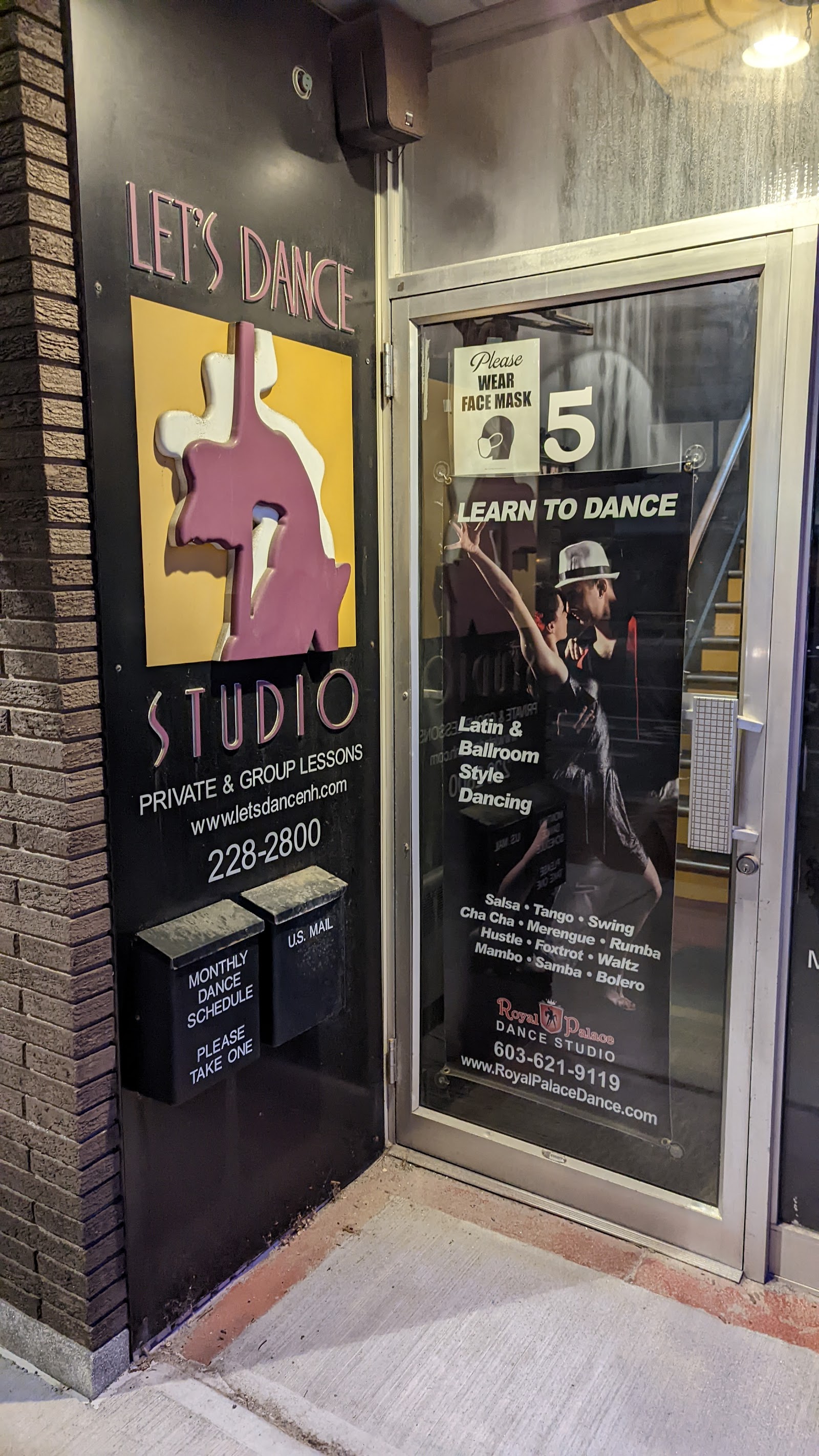 Royal Palace Dance Studio, LLC. Concord, NH Ballroom Studio — Concord