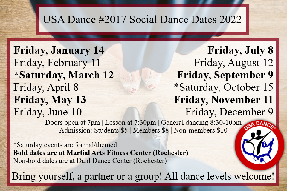 USA Dance Chapter #2017 — Rochester