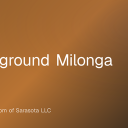 Underground Milonga of Sarasota logo