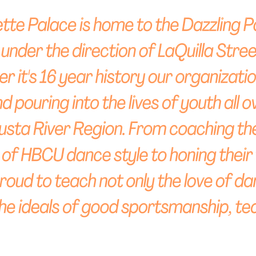 The Pantherette Palace Dance Academy logo